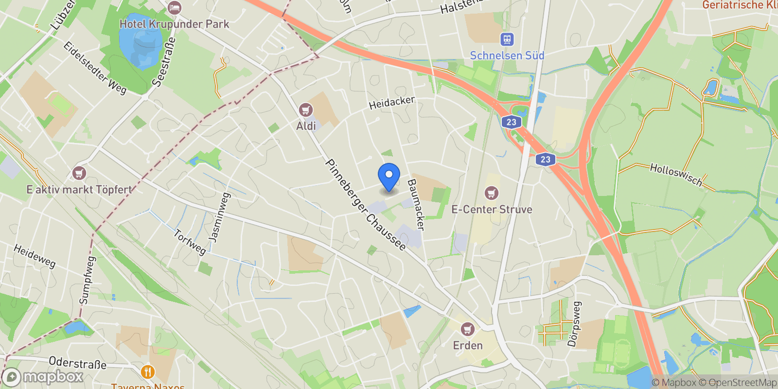 Map showing Hamburg, Hamburg, Germany.