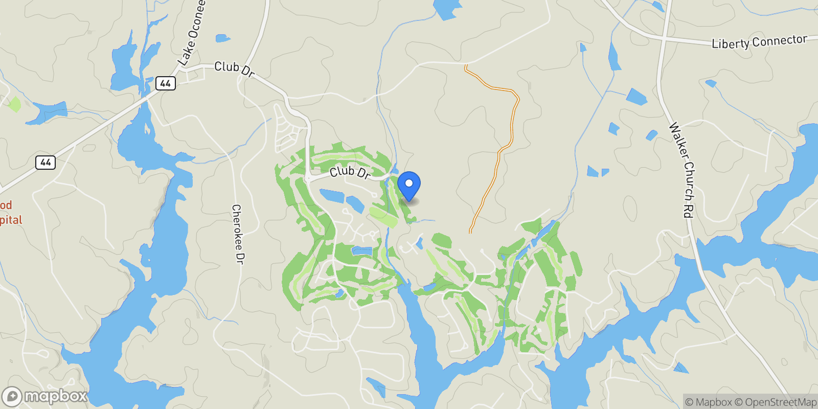 Map showing 1091 Pinehurst Drive, Greensboro, GA 30642, Greensboro, Georgia, United States.