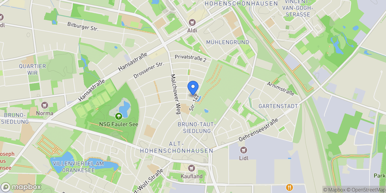 Map showing Berlin, Berlin, Germany.