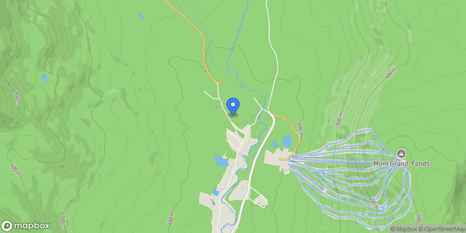 Map showing 40 Ch. de la Montagne-Noire, La Malbaie, QC G5A0E5, La Malbaie, Quebec, Canada.
