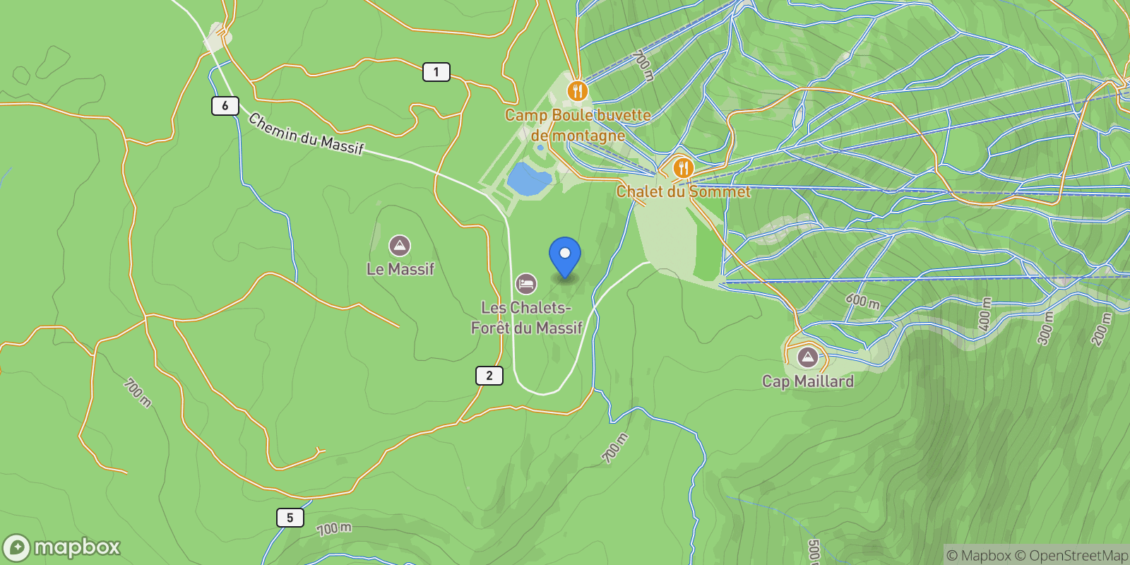 Map showing 13 Ch. du Haut-Lieu, Petite-Rivière-Saint-François, QC G0A2L0, Petite-Rivière-Saint-François, Quebec, Canada.