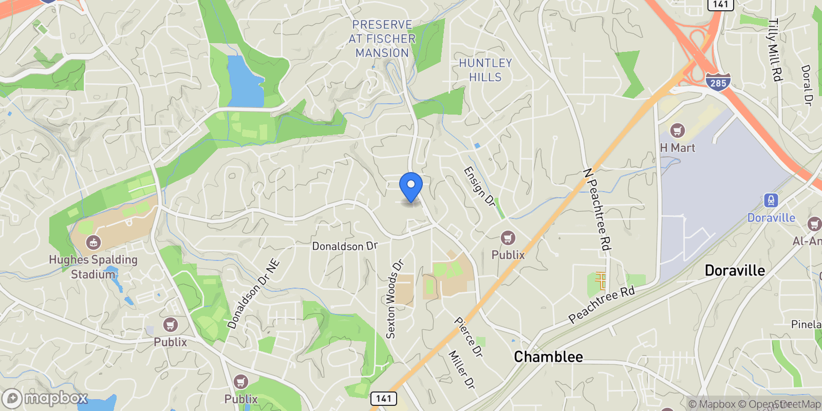 Map showing 3794 Wynn Walk, Brookhaven, Georgia, United States.