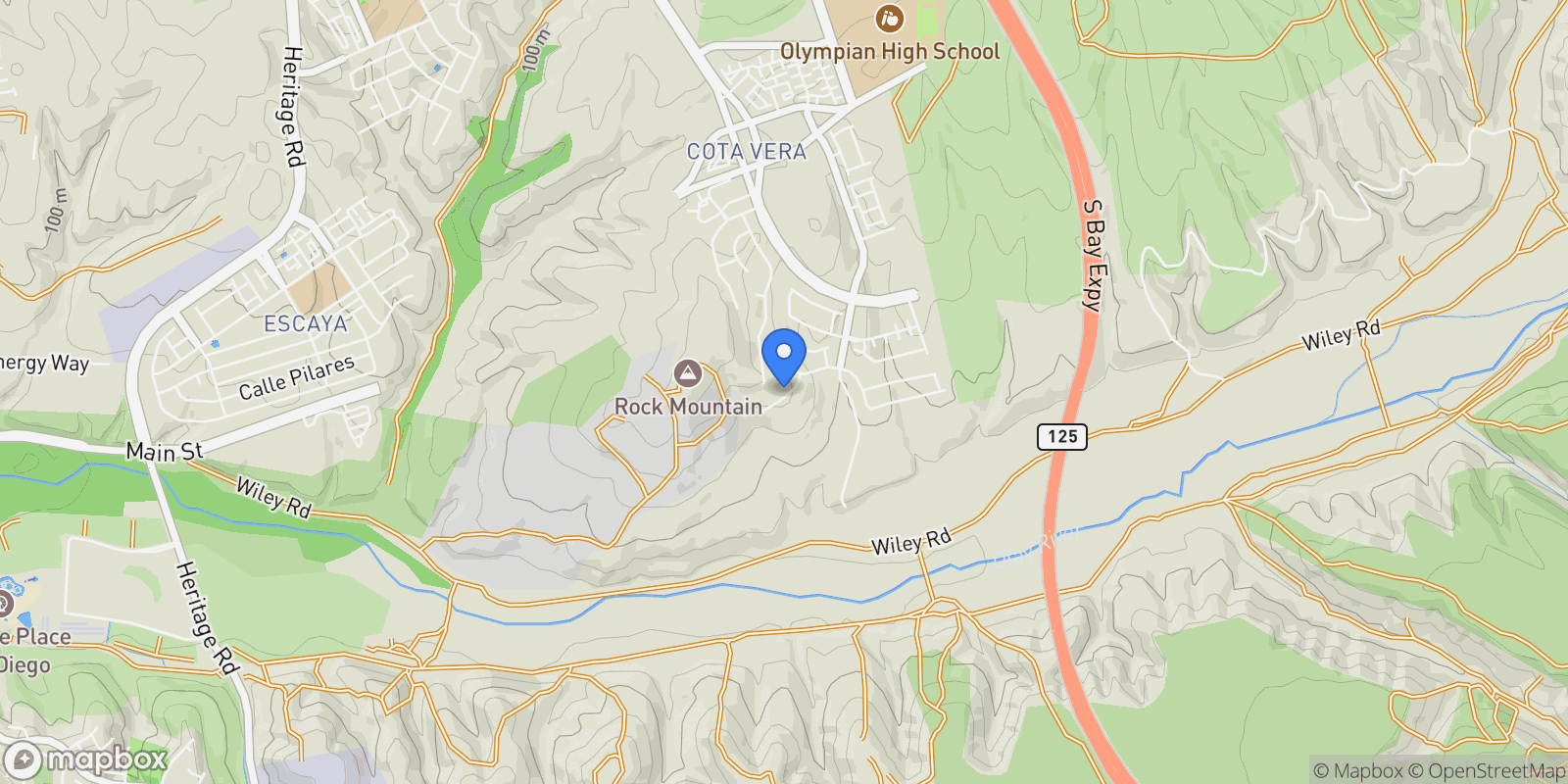 Map showing 1567 Corte Botanicas, Chula Vista, California, United States.