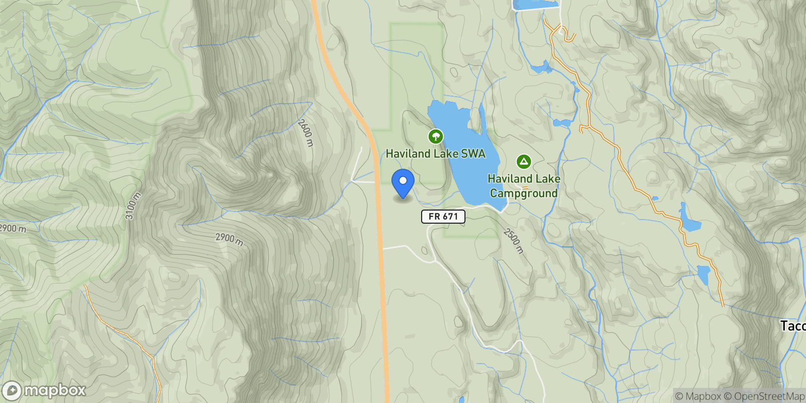 Map showing 42574 N Highway 550 , Durango, CO 81301, Durango, Colorado, United States.
