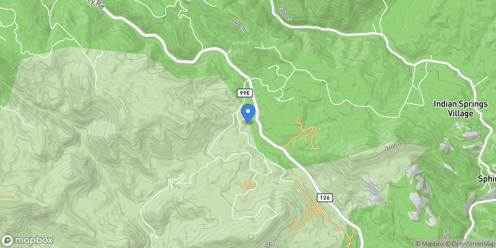 Map showing 15608 Ouray Road, Ojo Caliente, New Mexico, United States.