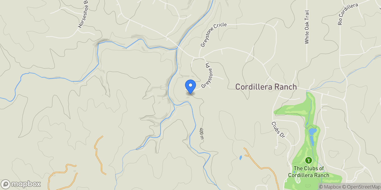 Map showing 121 Greystone Pt, Boerne, TX 78006, Boerne, Texas, United States.