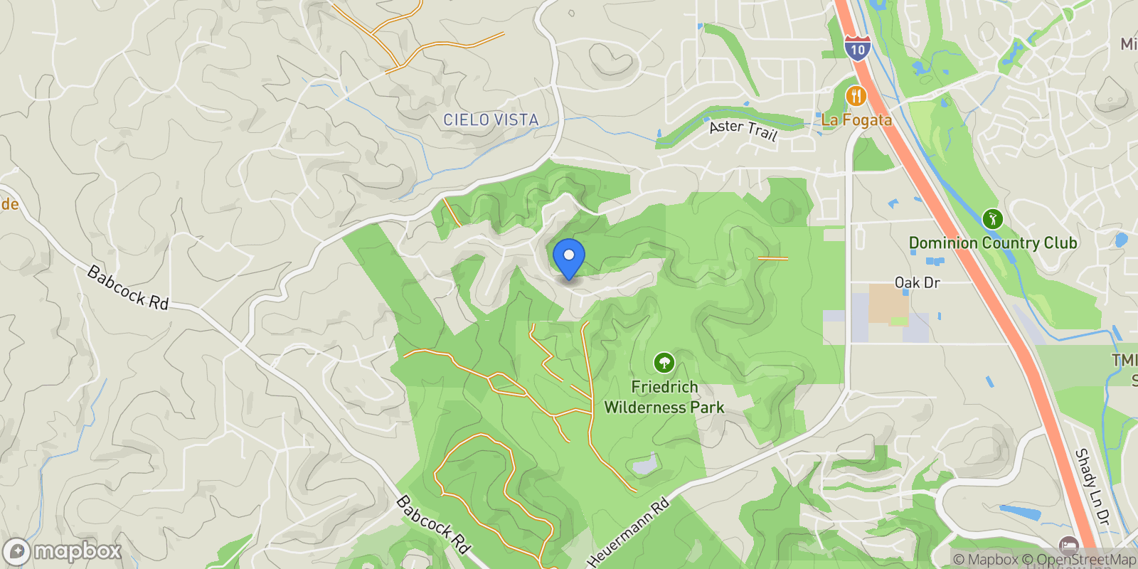 Map showing 8027 Vanity Hill, San Antonio, TX 78256, San Antonio, Texas, United States.