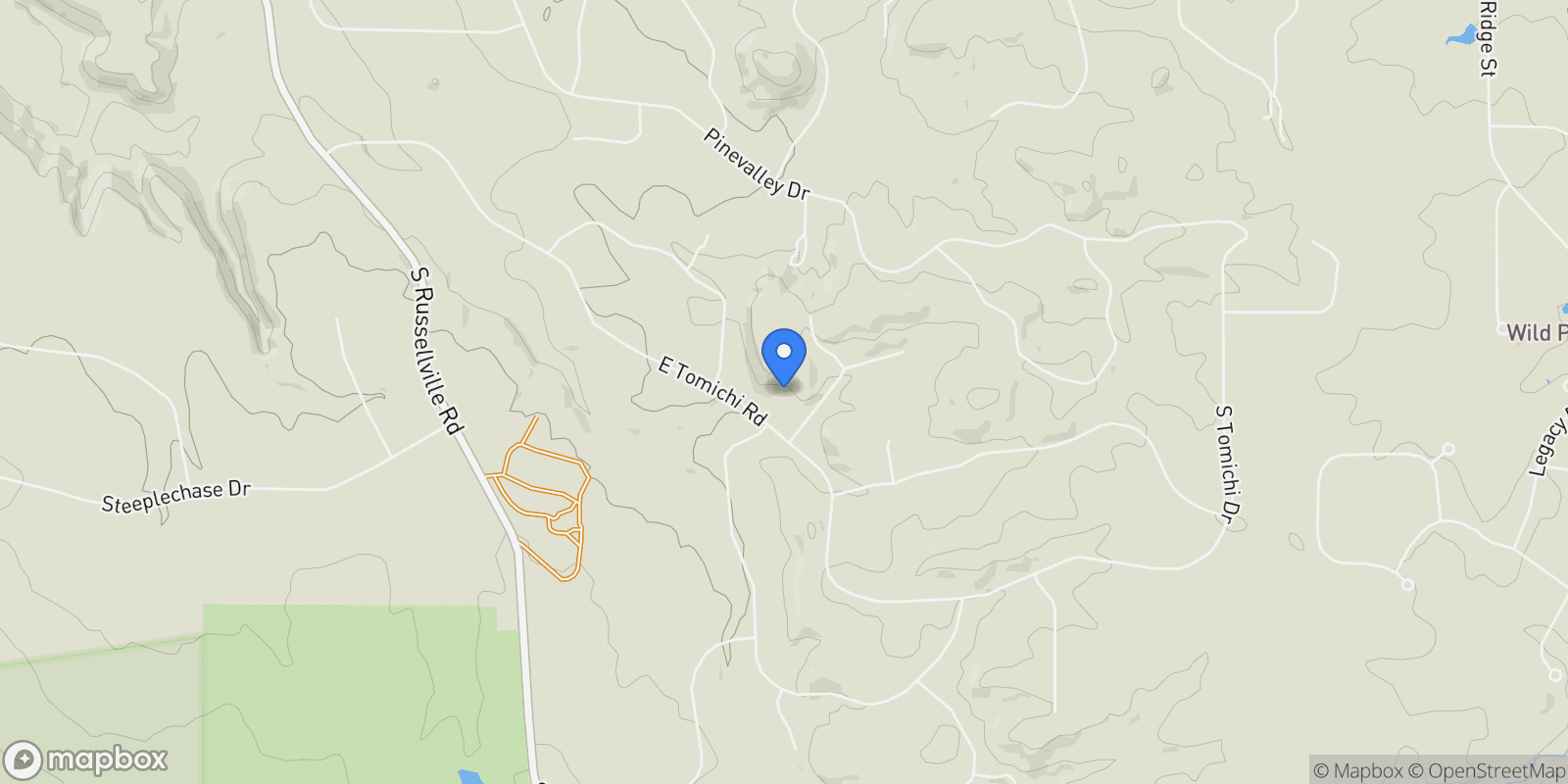 Map showing 1559 Apex Road, Franktown, Colorado, United States.