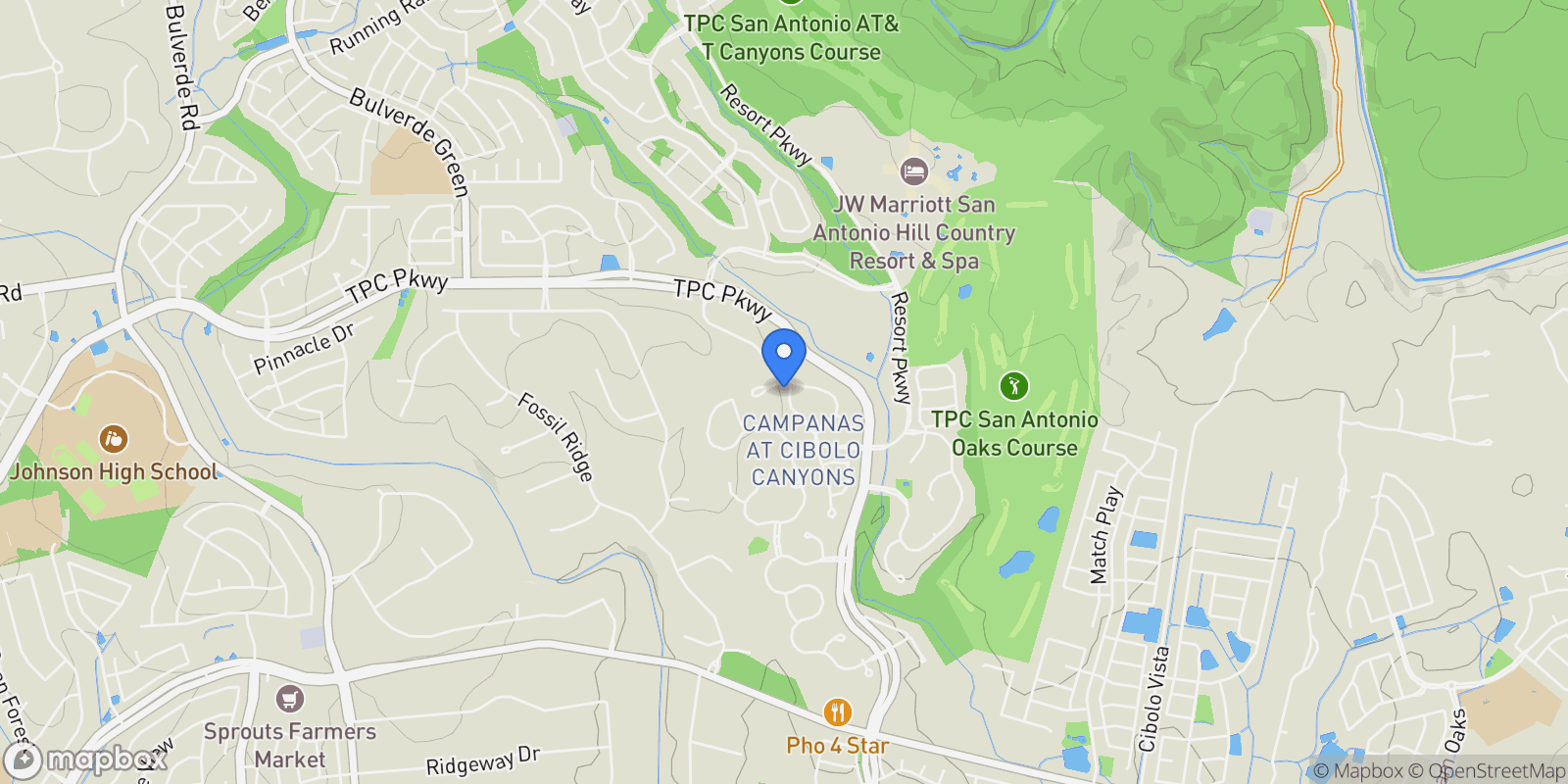 Map showing 23407 Grande Vista, San Antonio, TX 78261, San Antonio, Texas, United States.
