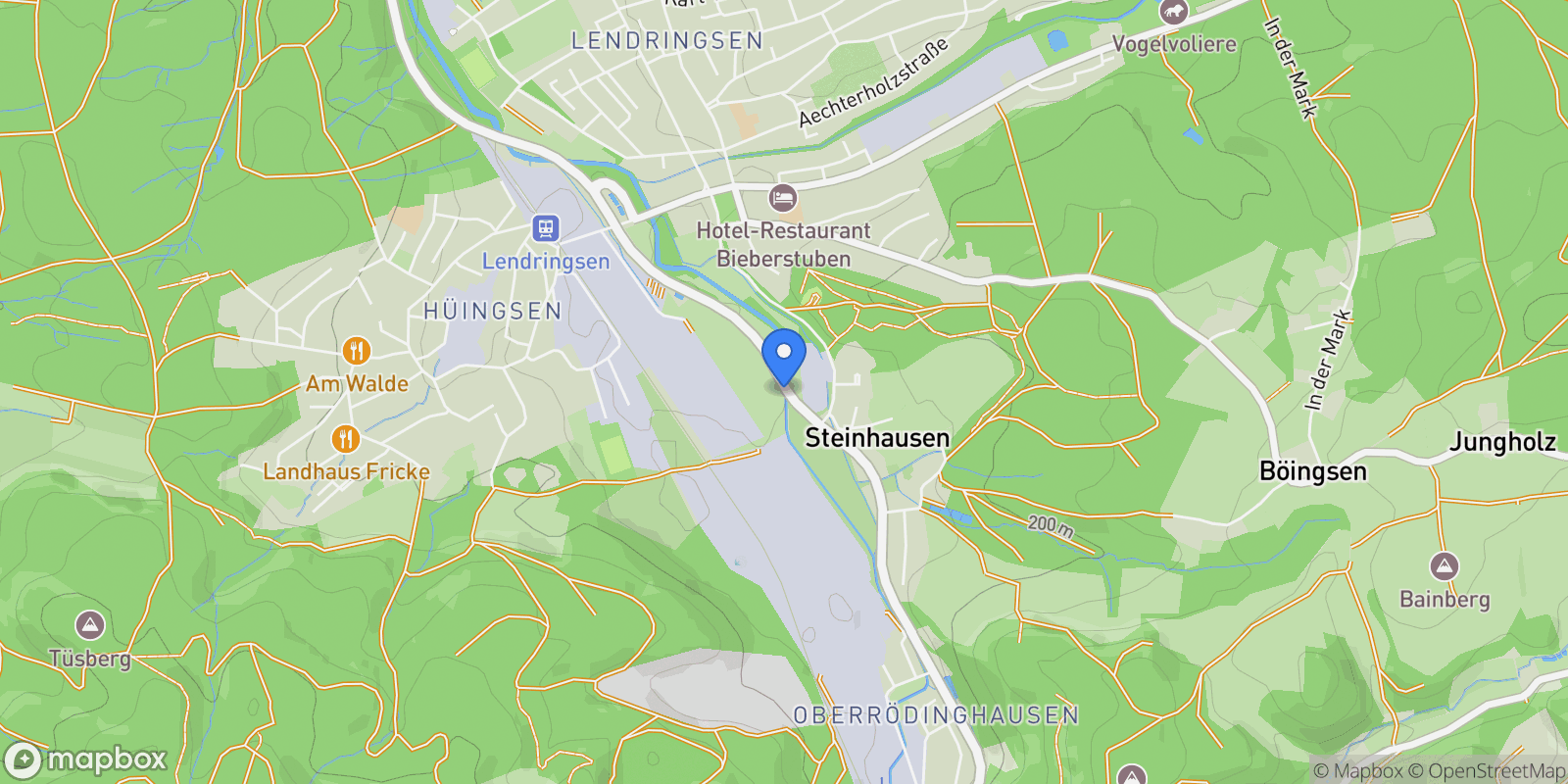 Map showing Menden, North Rhine-Westphalia, Germany.