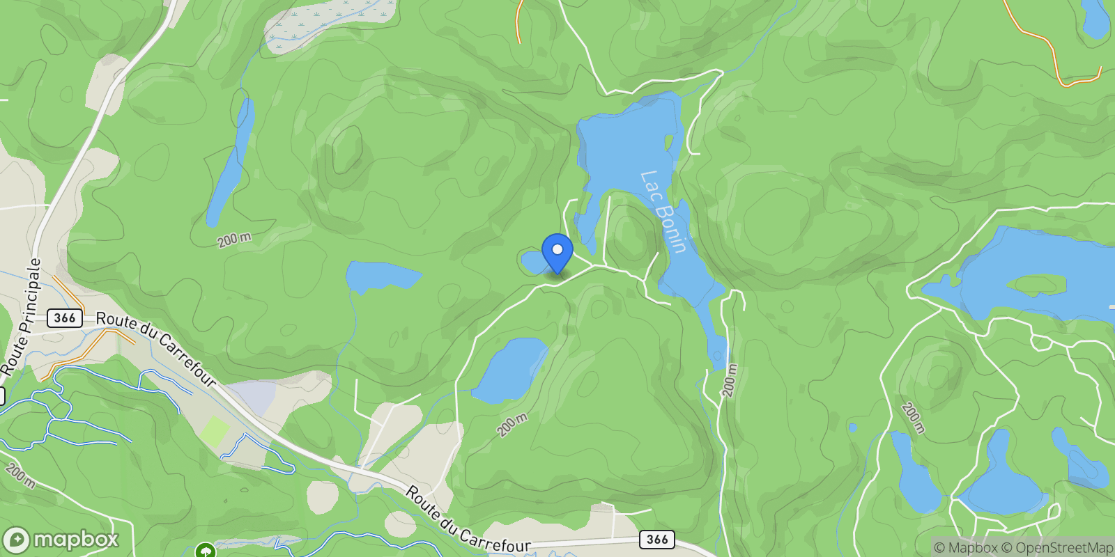Map showing 121 Ch. des Campagnards, Val-des-Monts, QC J8N4G5, Val-des-Monts, Quebec, Canada.