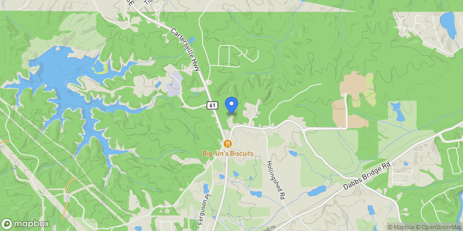 Map showing 4358 Harmony Grove Church Road, Dallas, Georgia, United States.