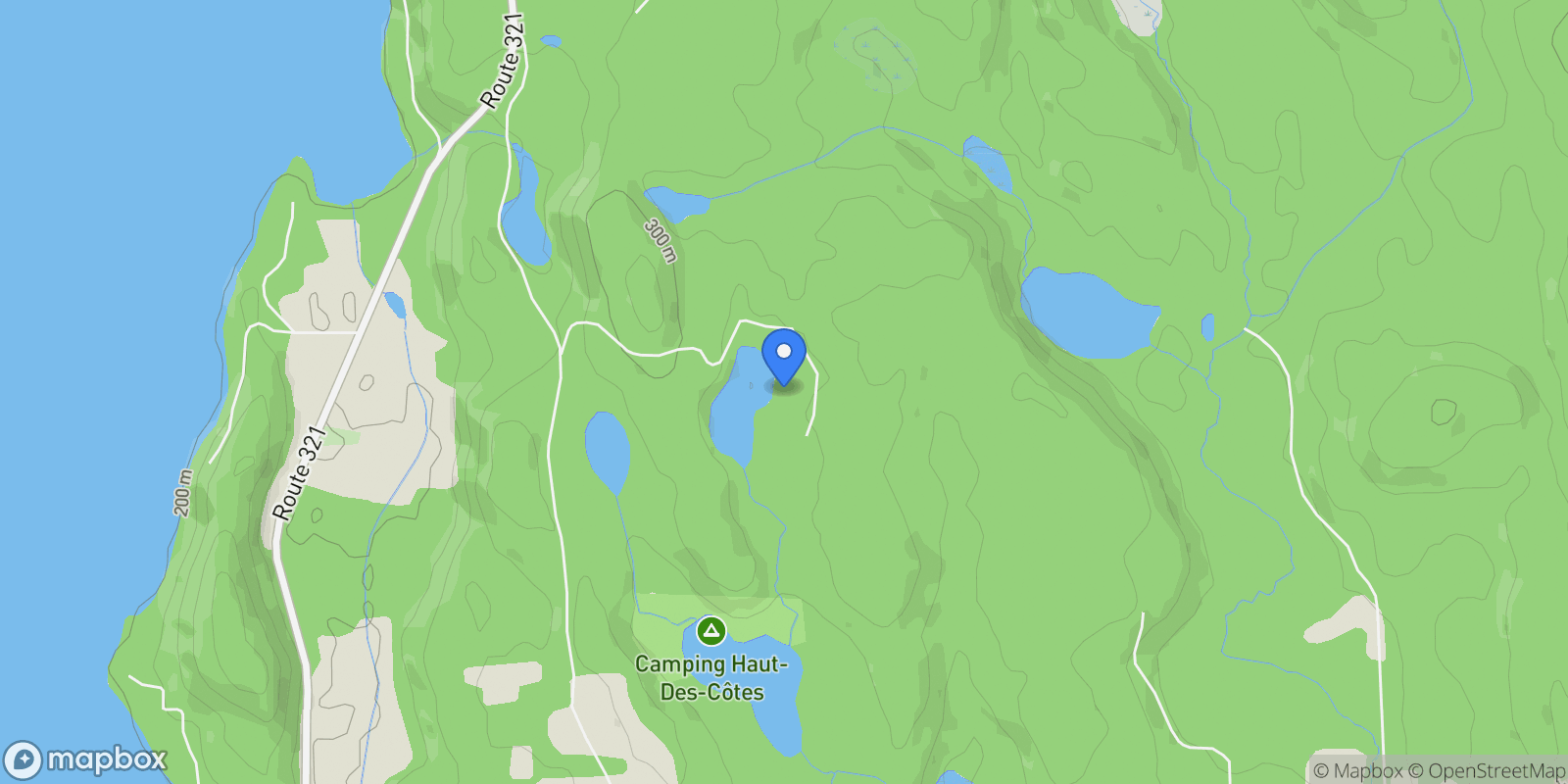 Map showing 130 Ch. des Simoneau, Lac-Simon, QC J0V1E0, Lac-Simon, Quebec, Canada.