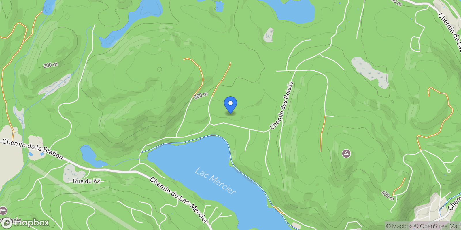 Map showing Ch. des Boisés, Mont-Tremblant, QC J8E1L5, Mont-Tremblant, Quebec, Canada.