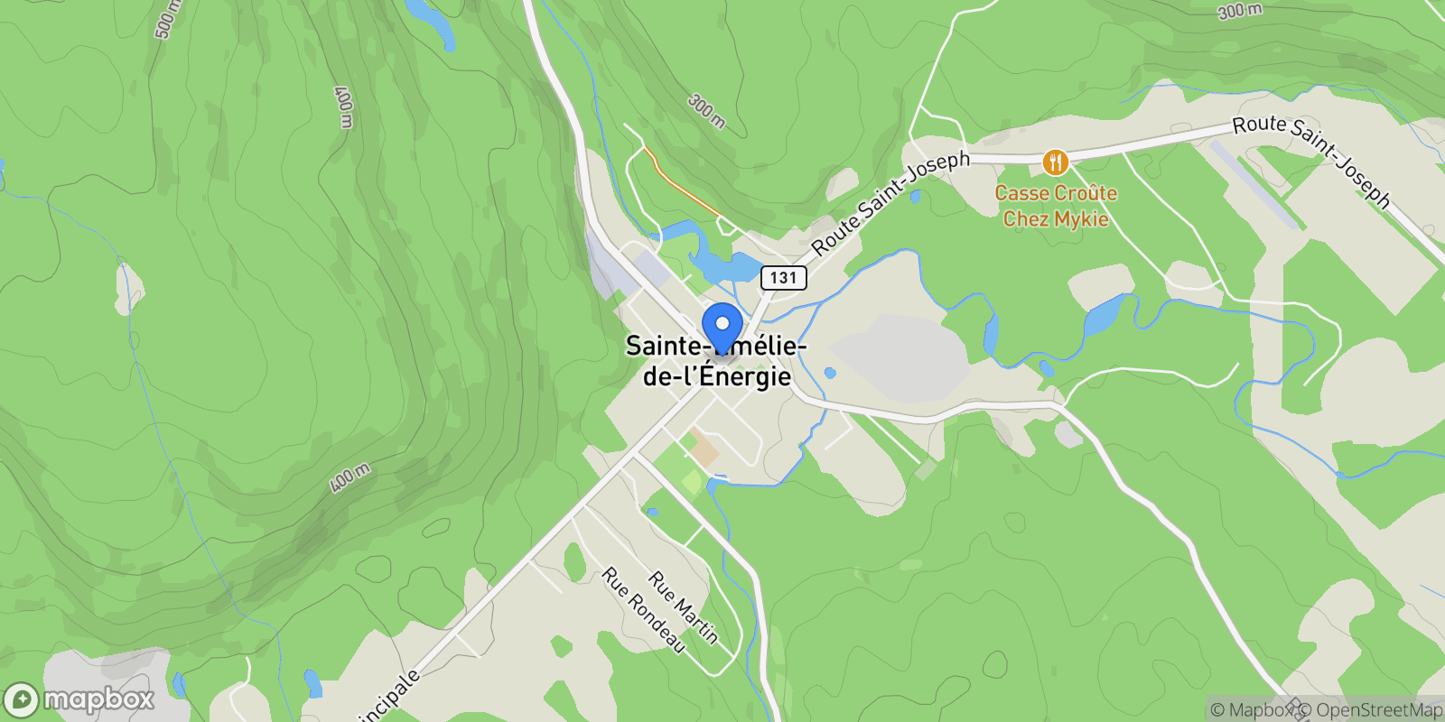 Map showing Sainte-Émélie-de-l'Énergie, QC J0K2K0, Sainte-Émélie-de-l'Énergie, Quebec, Canada.