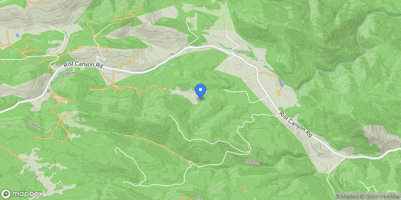 Map showing 427 Wilderness Ridge Way, Bellvue, Colorado, United States.