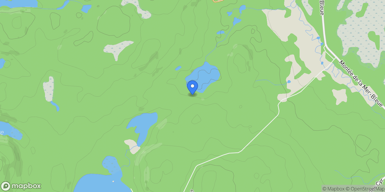Map showing 278 Ch. du Lac-Mousseau, L'Ascension, QC J0T1W0, L'Ascension, Quebec, Canada.