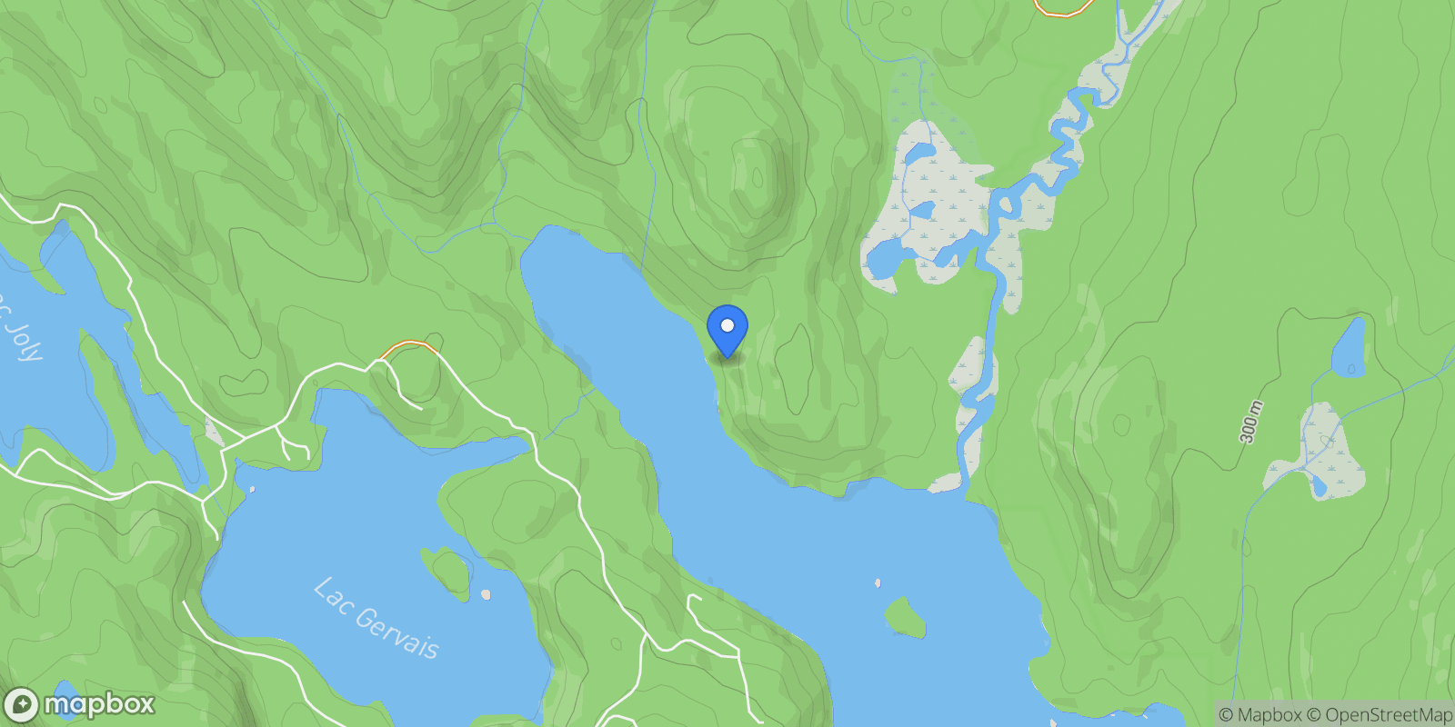 Map showing Ch. de la Grande-Ourse, Lac-Tremblant-Nord, QC J8E1A2, Mont-Tremblant, Quebec, Canada.