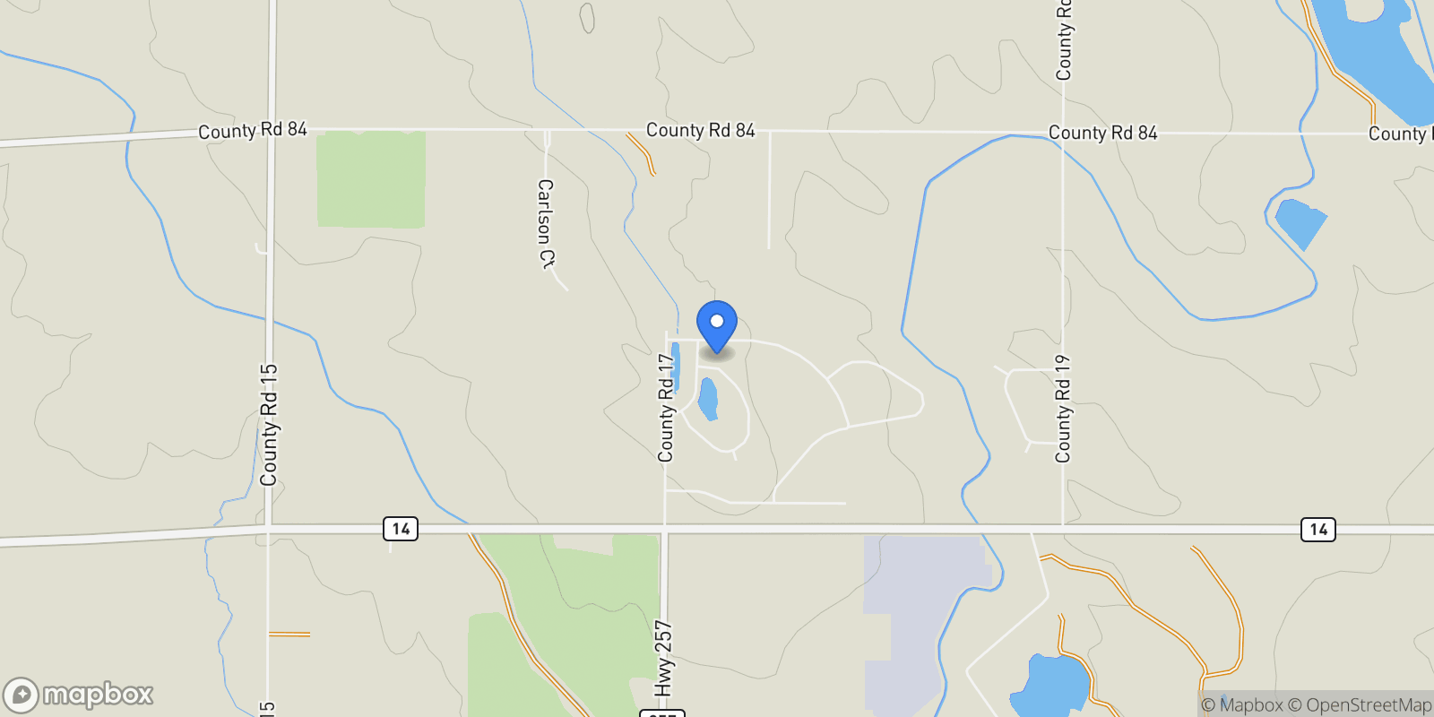Map showing 3818 Bridle Ridge Circle, Fort Collins, Colorado, United States.