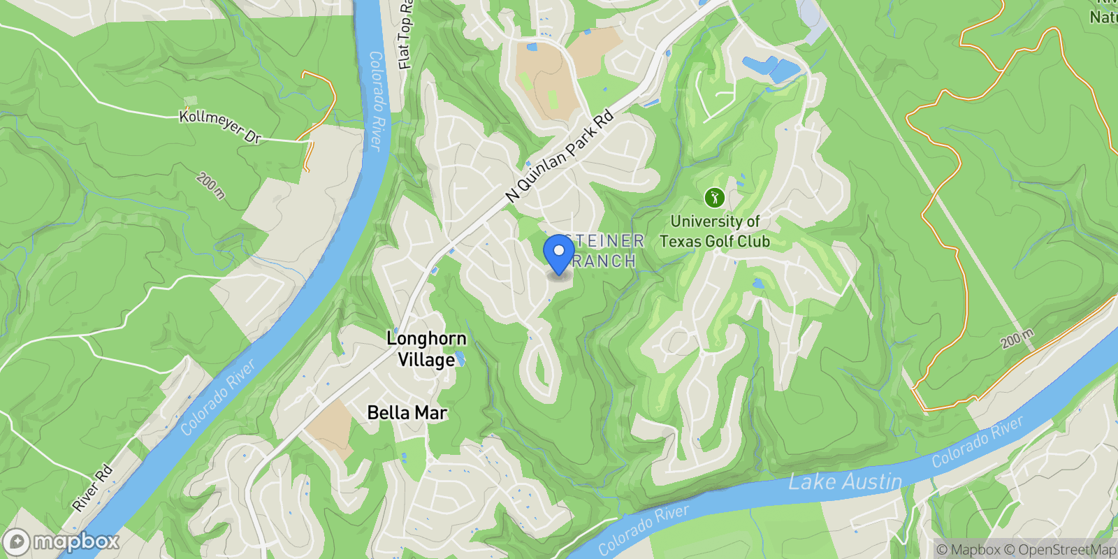 Map showing 908 Golden Palomino CT, Austin, Texas, United States.