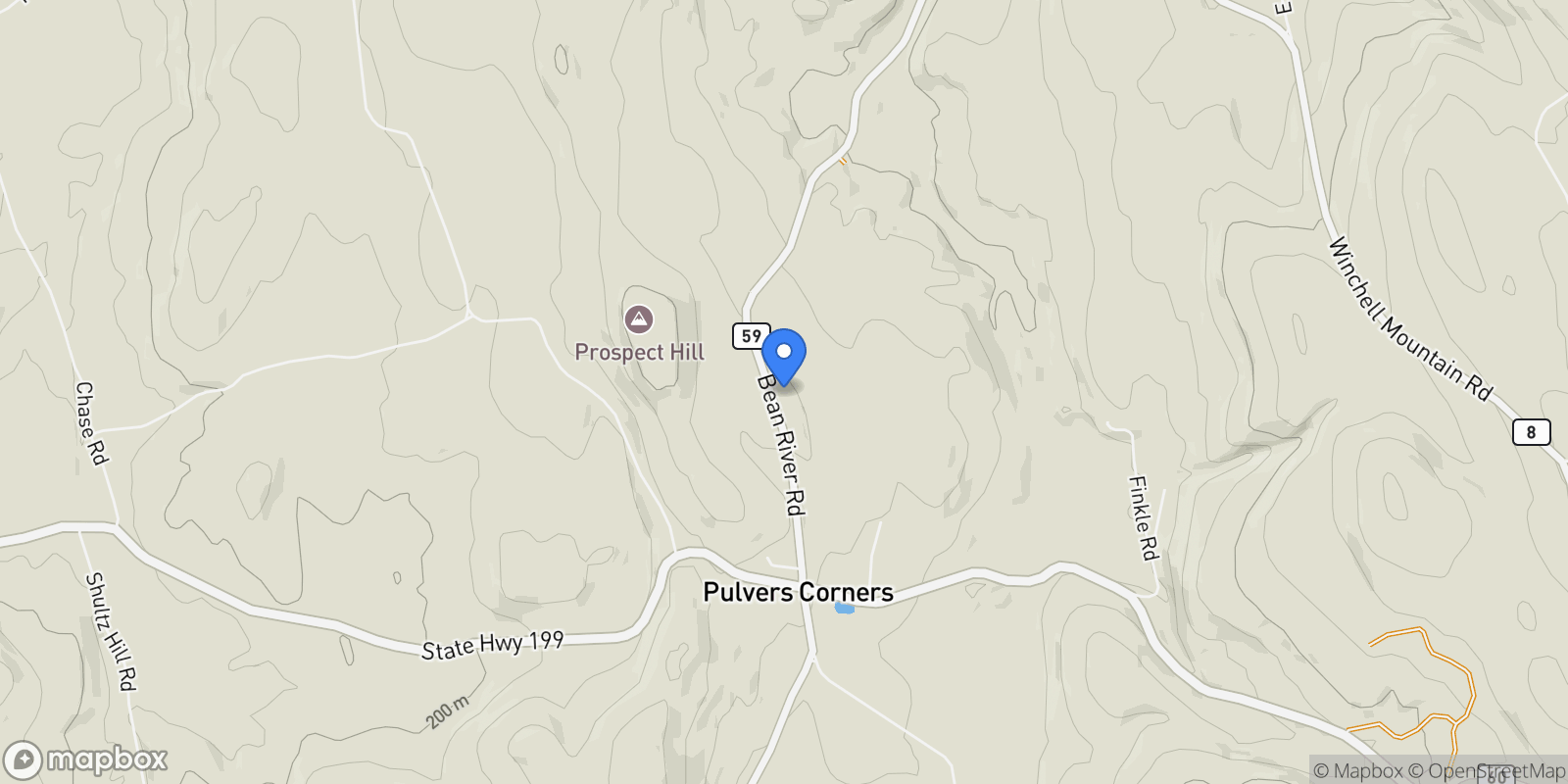 Map showing 617 Bean River Road, Pine Plains, NY 12567, Millerton, New York, United States.