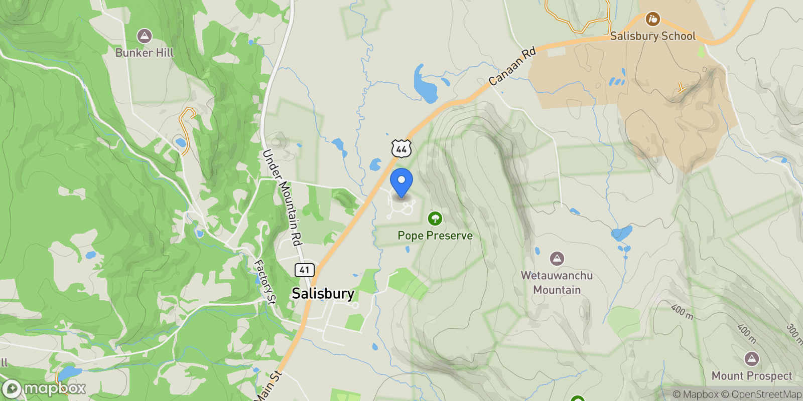 Map showing 87 Canaan Road 6A, Salisbury, CT 06068, Salisbury, Connecticut, United States.