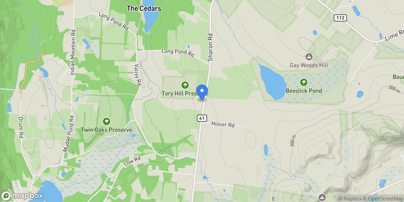 Map showing 400 Gay Street, Sharon, CT 06069, Sharon, Connecticut, United States.