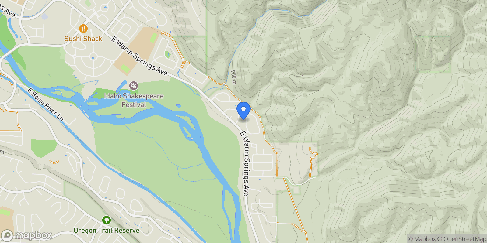 Map showing 4775 S Spotted Horse Ave, Boise, ID, 83716, USA, Boise, Idaho, United States.