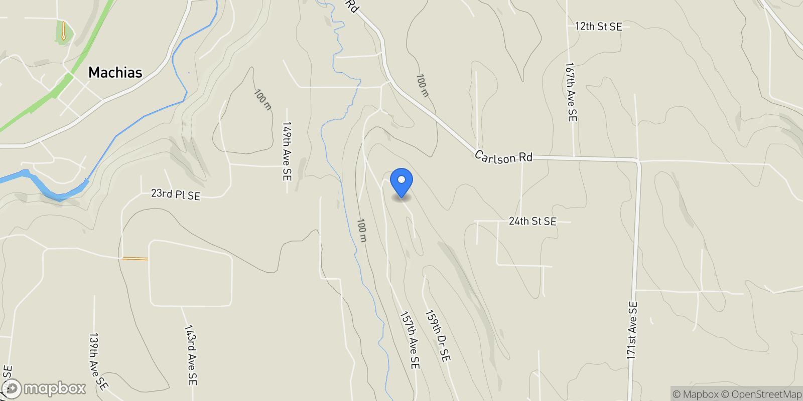 Map showing 3114 NE 159th Avenue, Snohomish, WA, 98290, USA, Snohomish, Washington, United States.
