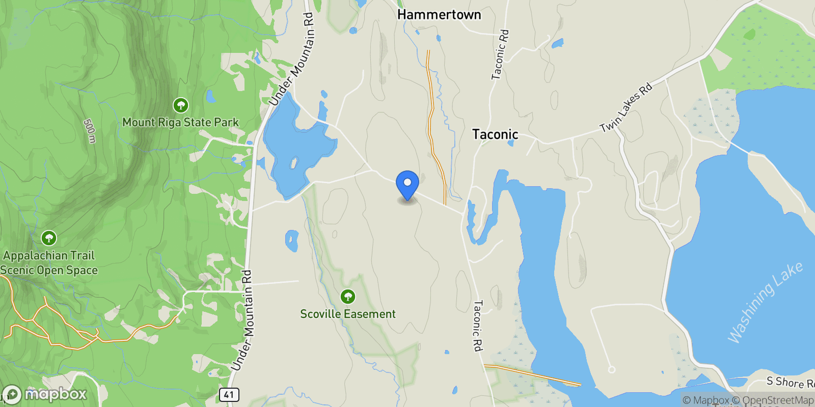 Map showing 77 Beaver Dam Road, Salisbury, CT 06068, Salisbury, Connecticut, United States.