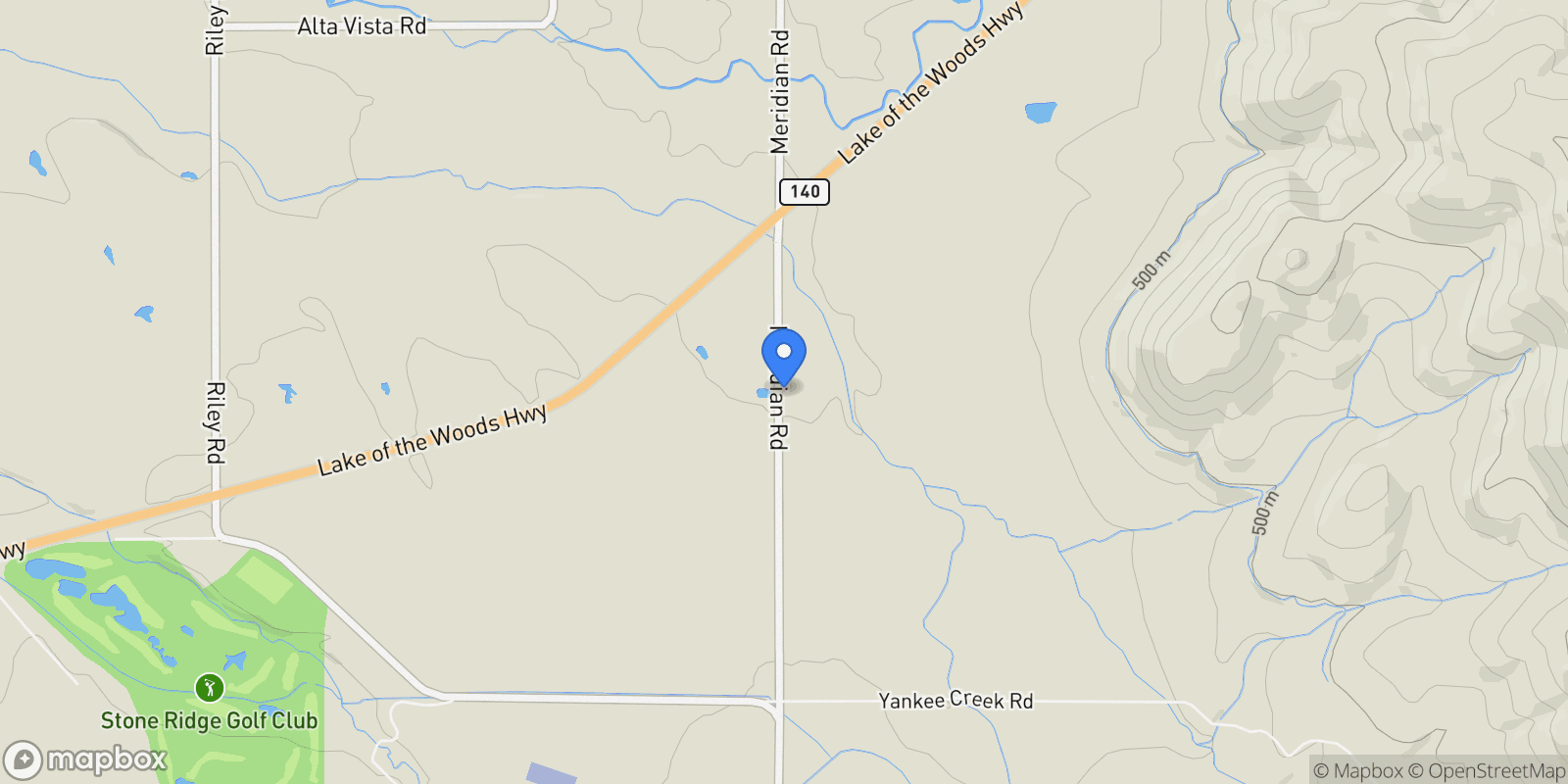 Map showing 766 Meridian, Eagle Point, OR, 97524, USA, Eagle Point, Oregon, United States.