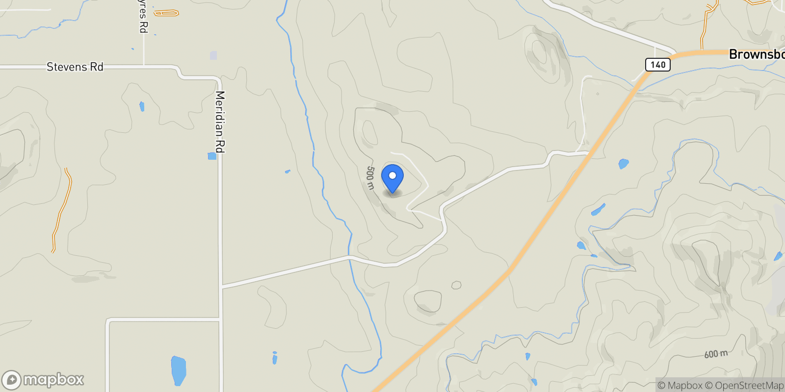 Map showing 1237 Brownsboro-Meridian, Eagle Point, OR, 97524, USA, Eagle Point, Oregon, United States.