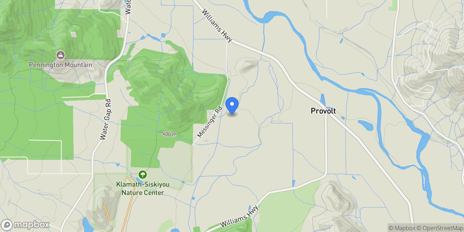 Map showing 701 Messinger, Grants Pass, OR, 97527, USA, Grants Pass, Oregon, United States.