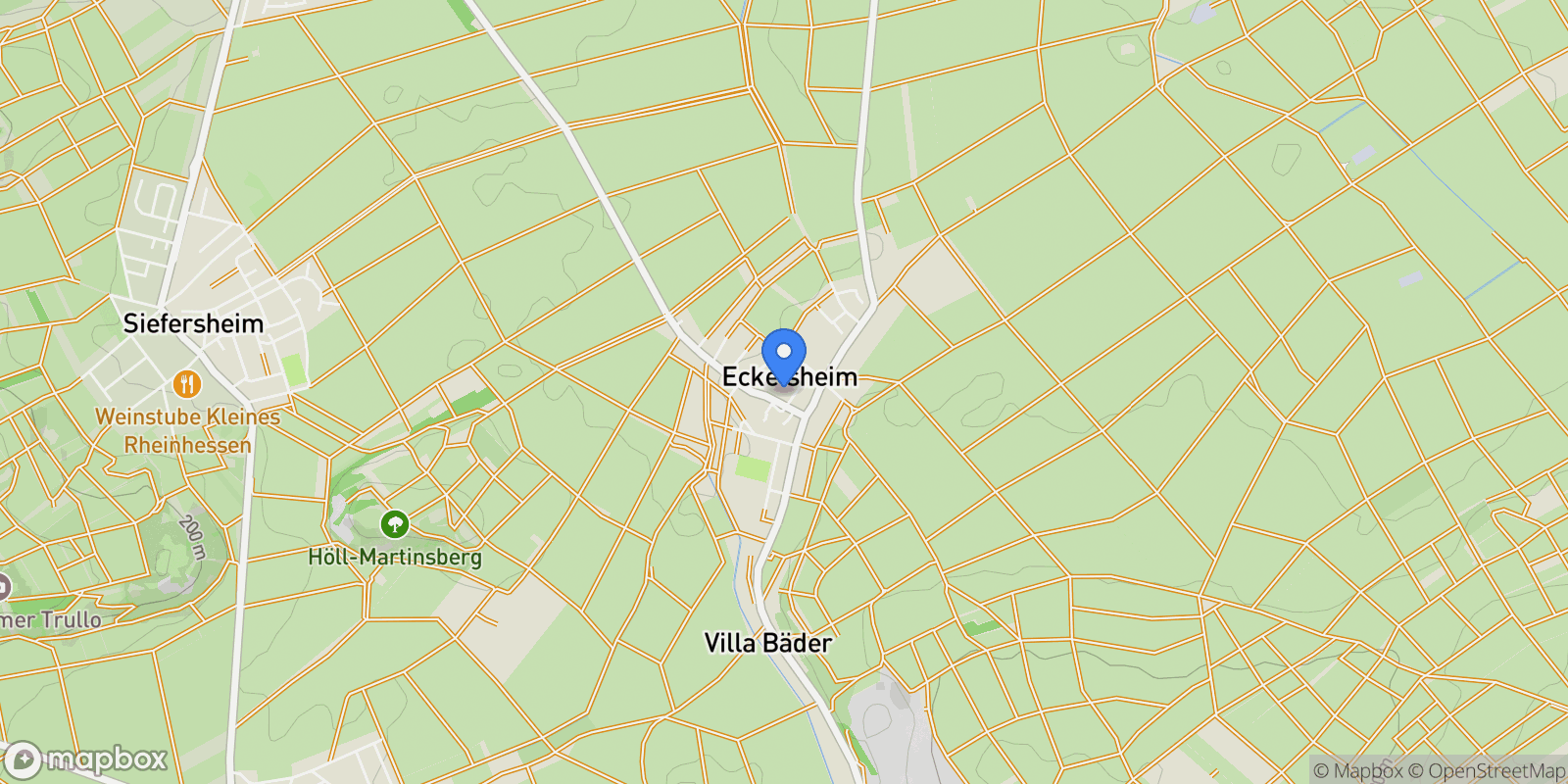 Map showing Eckelsheim, Rhineland-Palatinate, Germany.