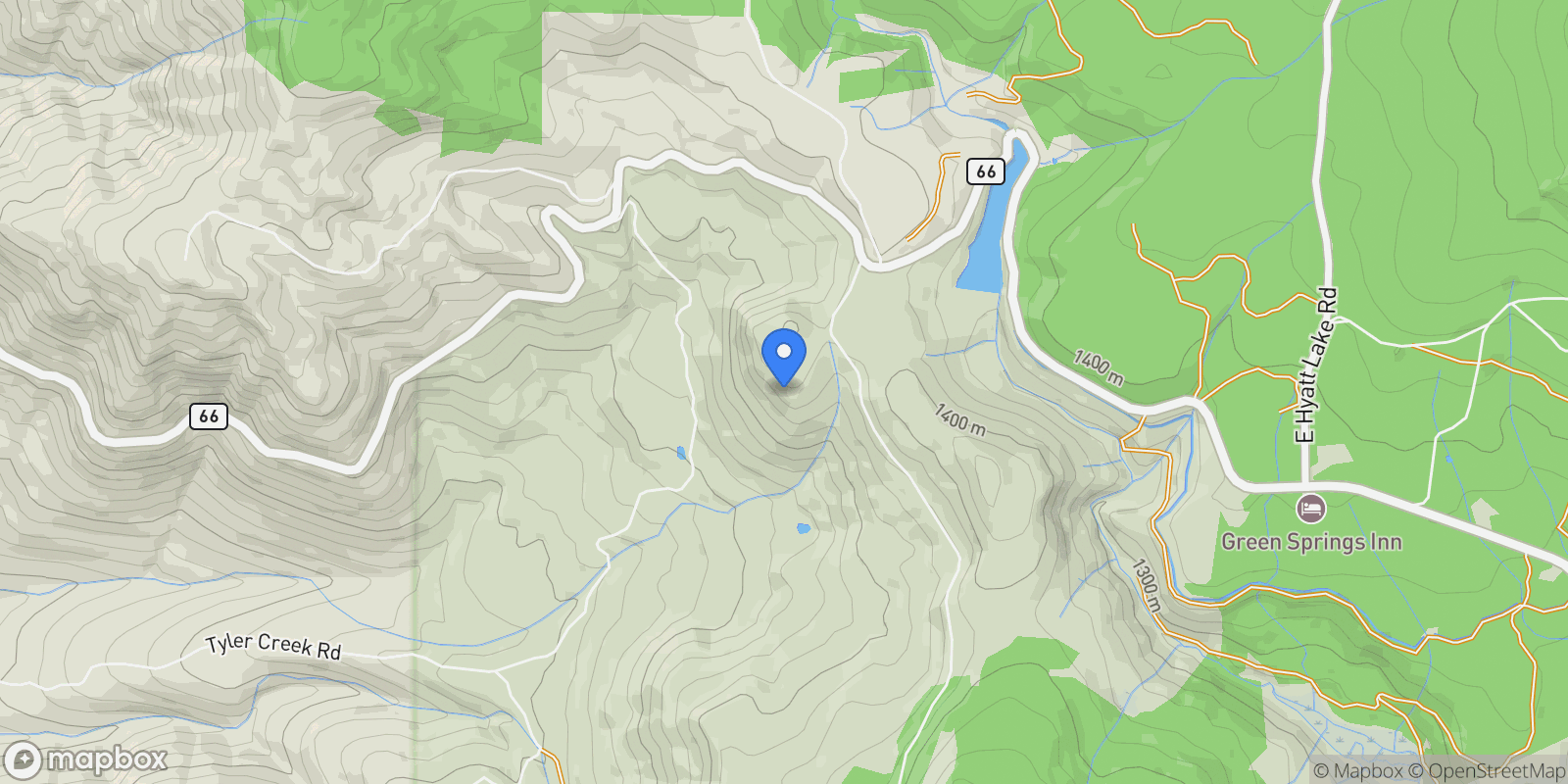 Map showing 1940 Soda Mountain, Ashland, OR, 97520, USA, Ashland, Oregon, United States.