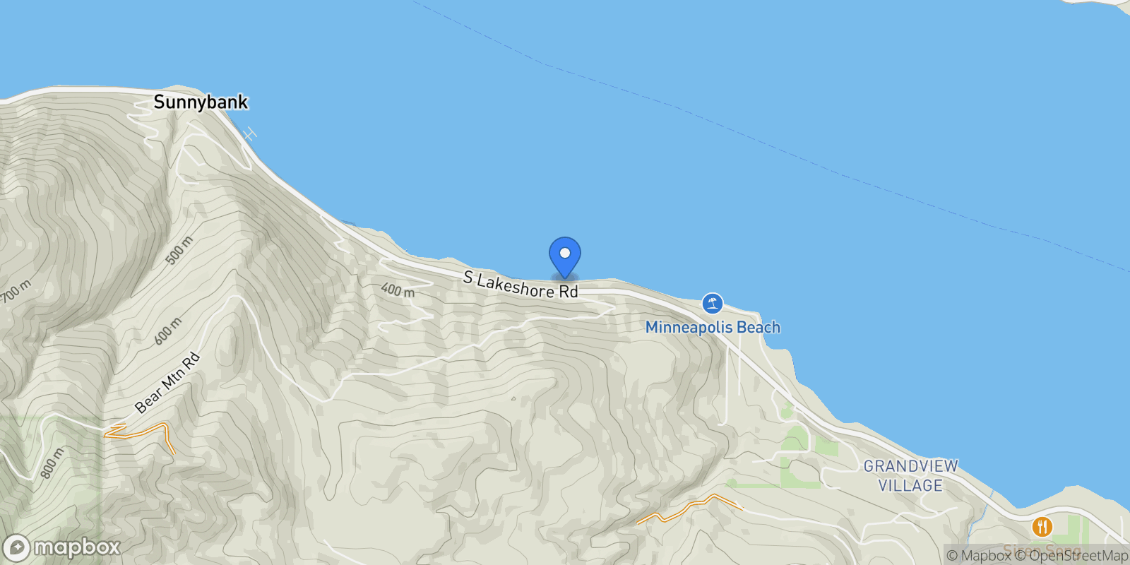 Map showing 2650 S Lakeshore Rd , Chelan, WA 98816, Chelan, Washington, United States.