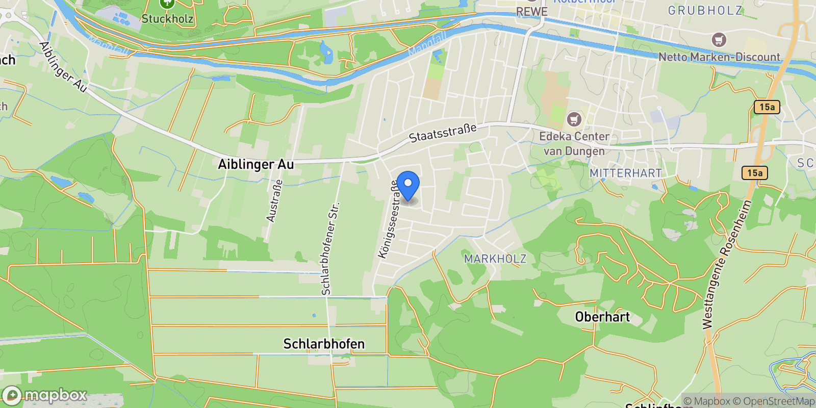 Map showing Kolbermoor, Bavaria, Germany.