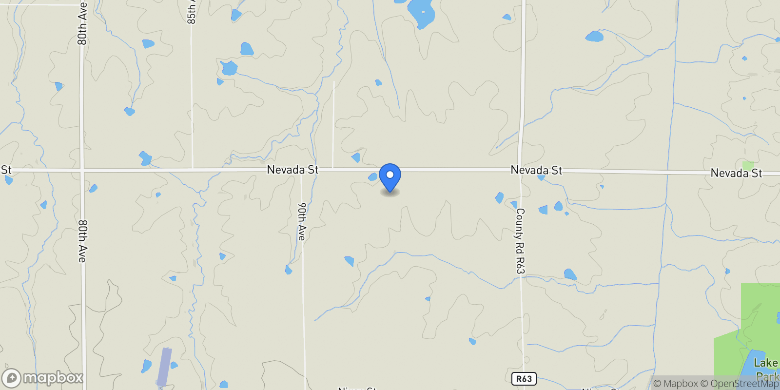 Map showing 9418 Nevada Street, Indianola, IA 50125, Indianola, Iowa, United States.
