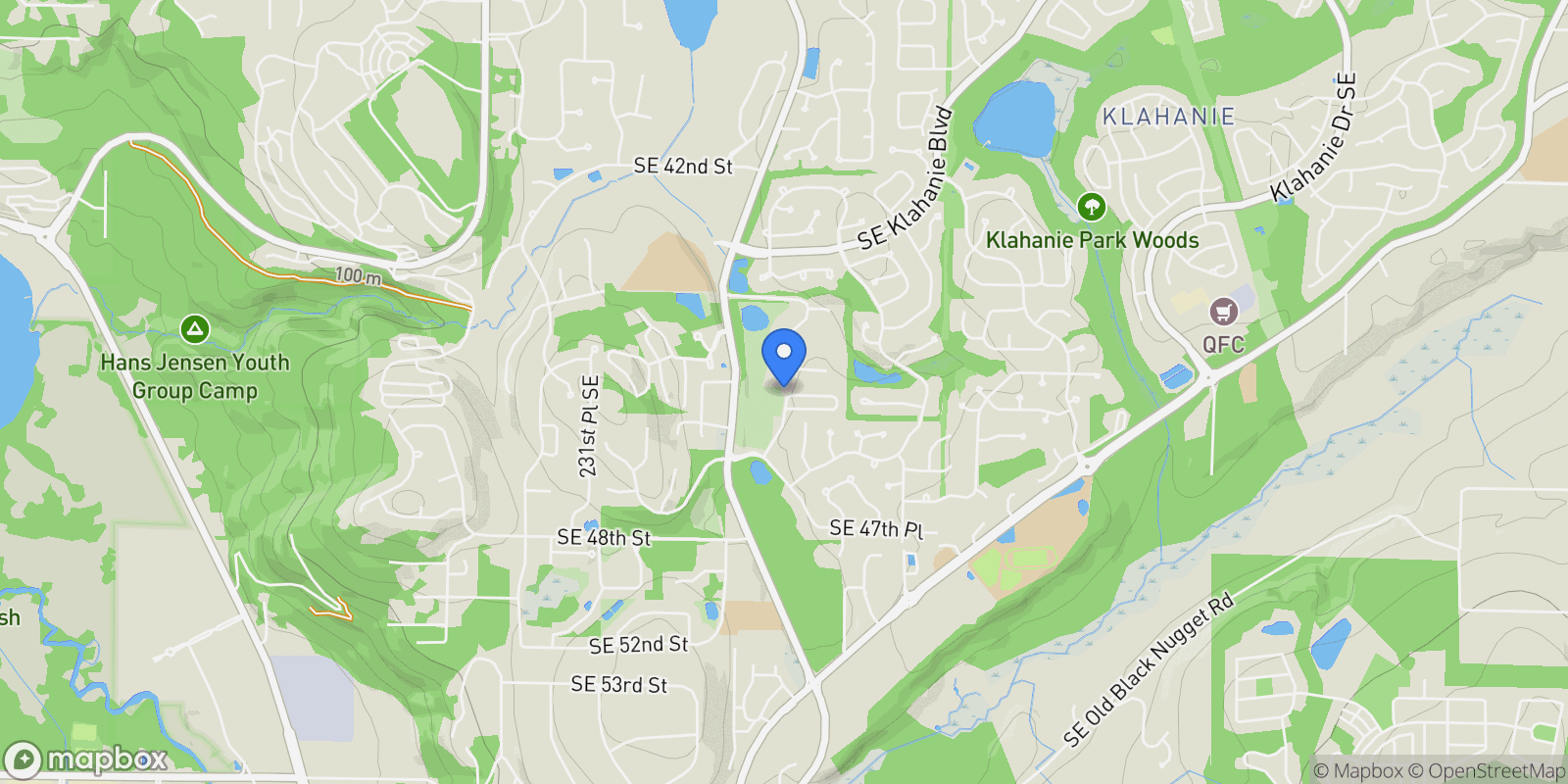 Map showing 23800 SE 45th Terrace , Sammamish, WA 98029, Sammamish, Washington, United States.
