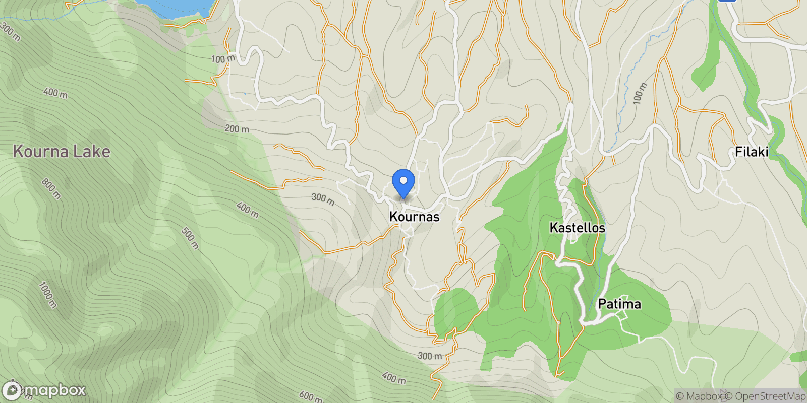 Map showing Apokoronas, Greece.