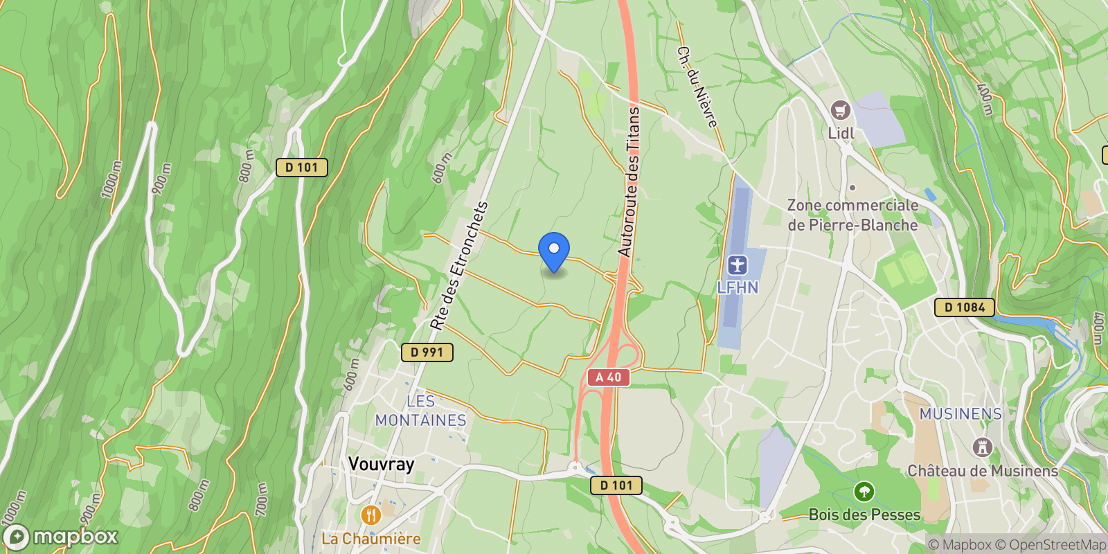 Map showing Valserhône, Auvergne-Rhône-Alpes, France.