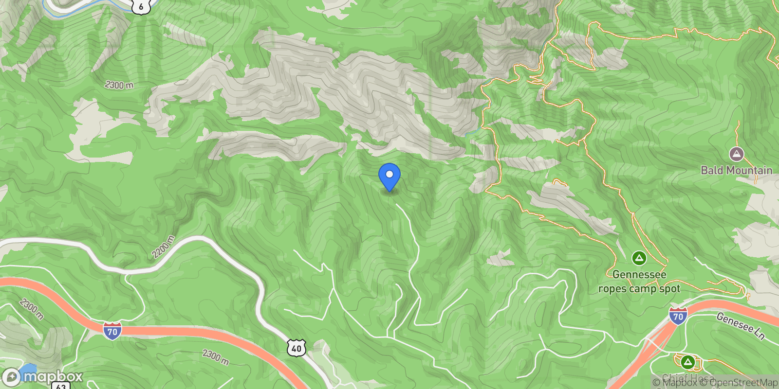 Map showing 290 Skyhill Drive, Golden, Colorado, United States.