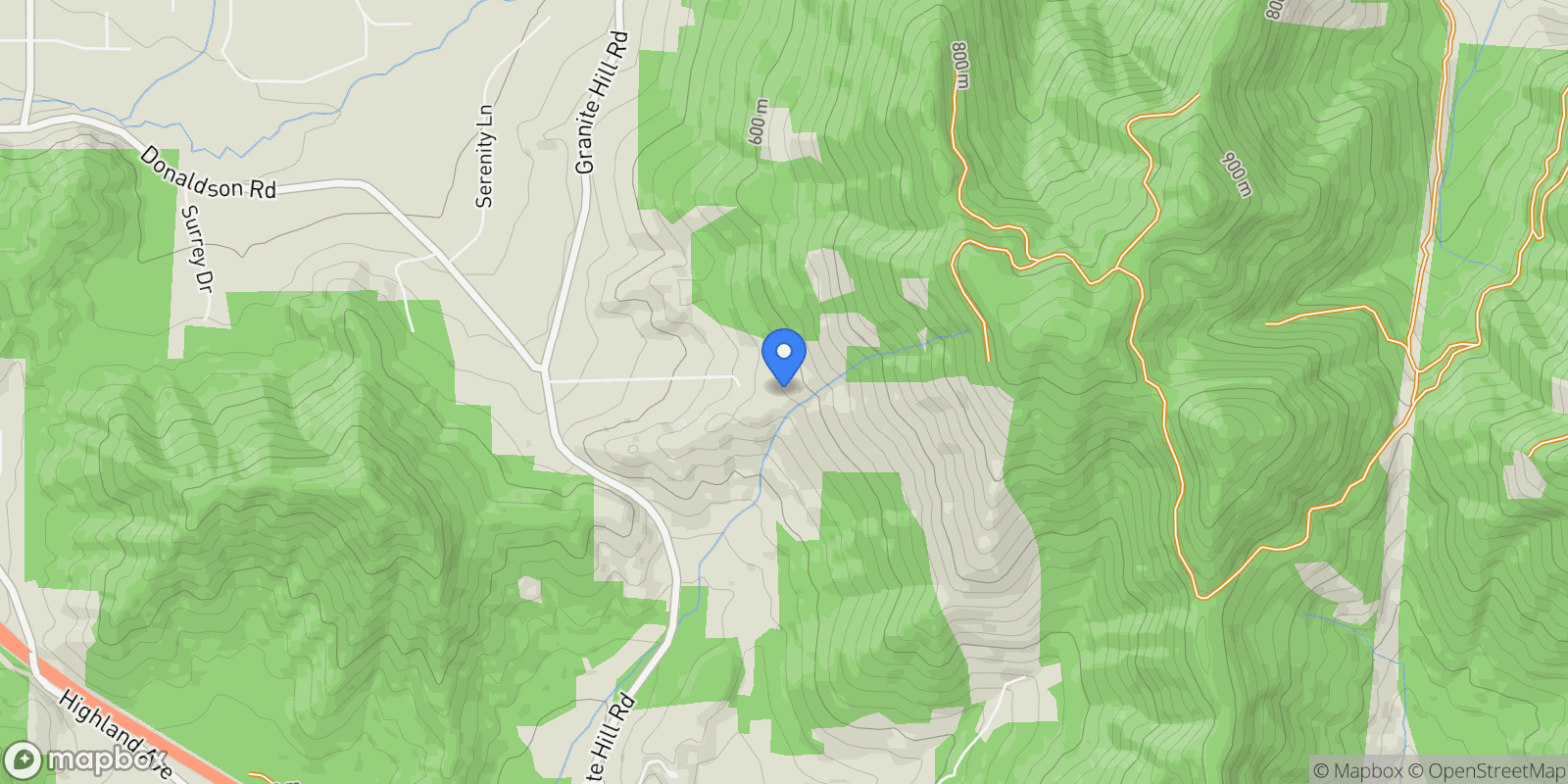 Map showing 1489 Granite Hill, Grants Pass, OR, 97526, USA, Grants Pass, Oregon, United States.