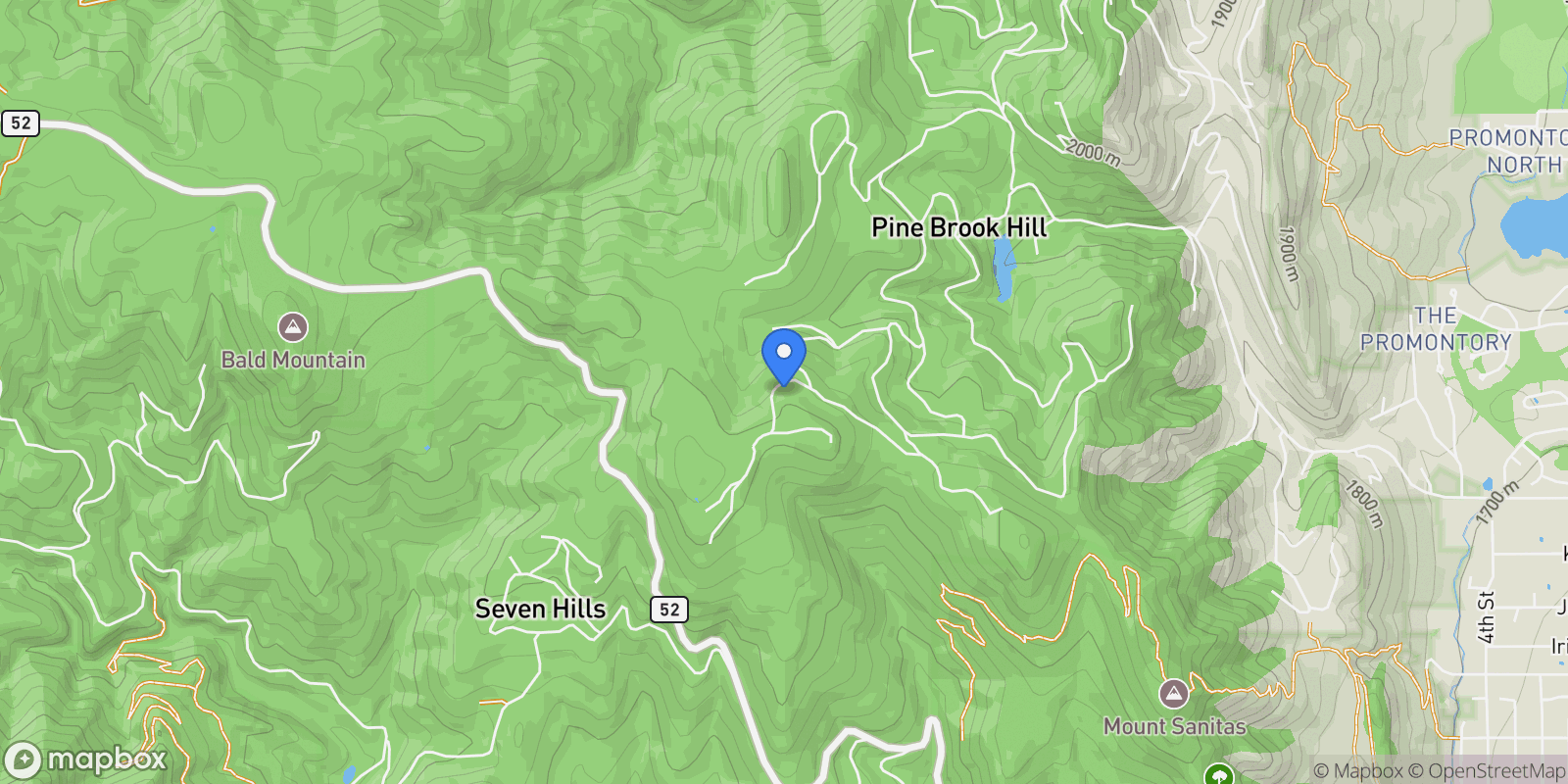 Map showing 65 Bristlecone Way, Boulder, Colorado, United States.