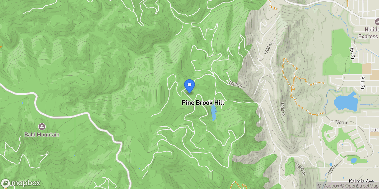 Map showing 2554 Linden Drive, Boulder, Colorado, United States.