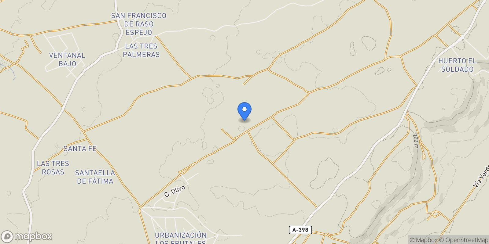 Map showing Carmona , Seville, AN 41410, Carmona, Andalusia, Spain.