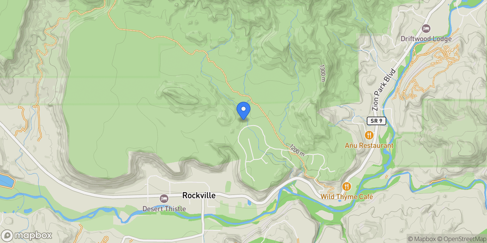 Map showing 2538 Anasazi Way Lot 58, Springdale, UT 84767, Hurricane, Utah, United States.