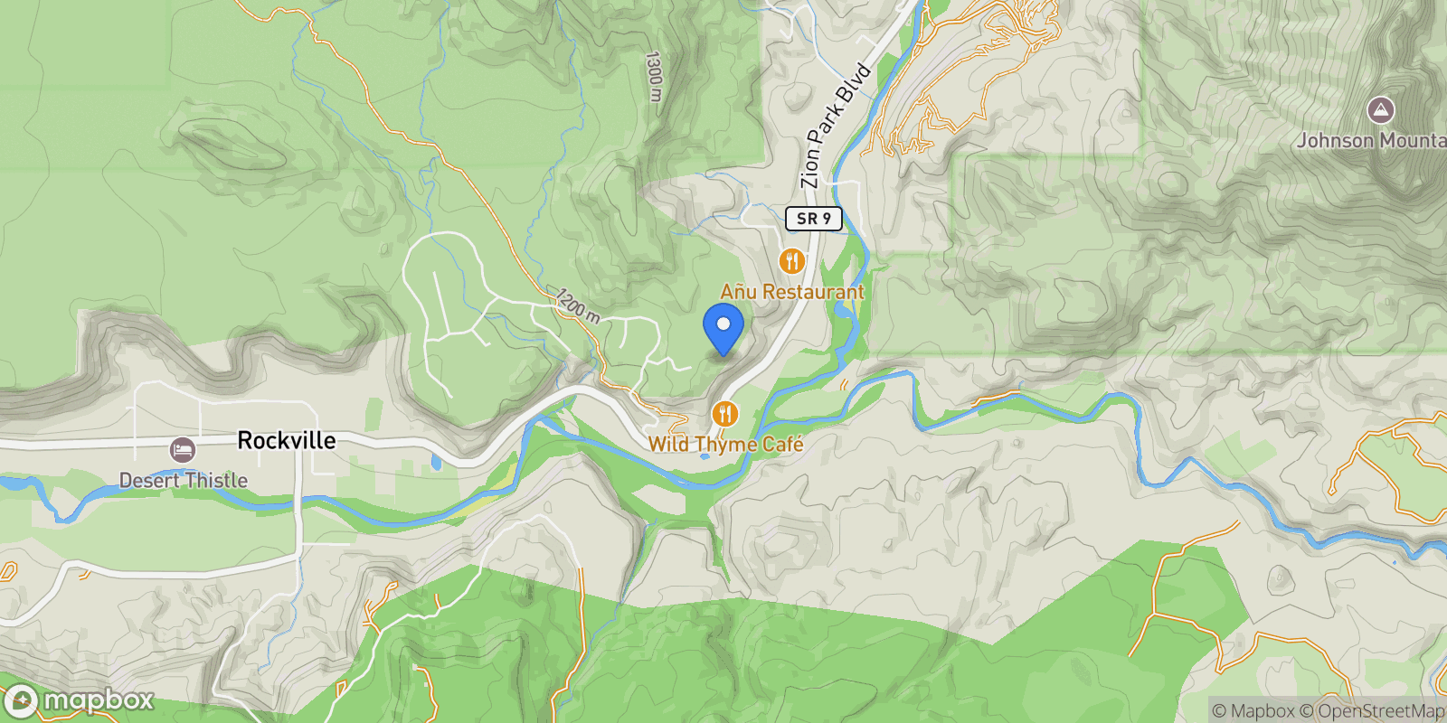 Map showing 2613 Canyon Point Dr Lot 3, Springdale, UT 84767, Springdale, UT, United States.