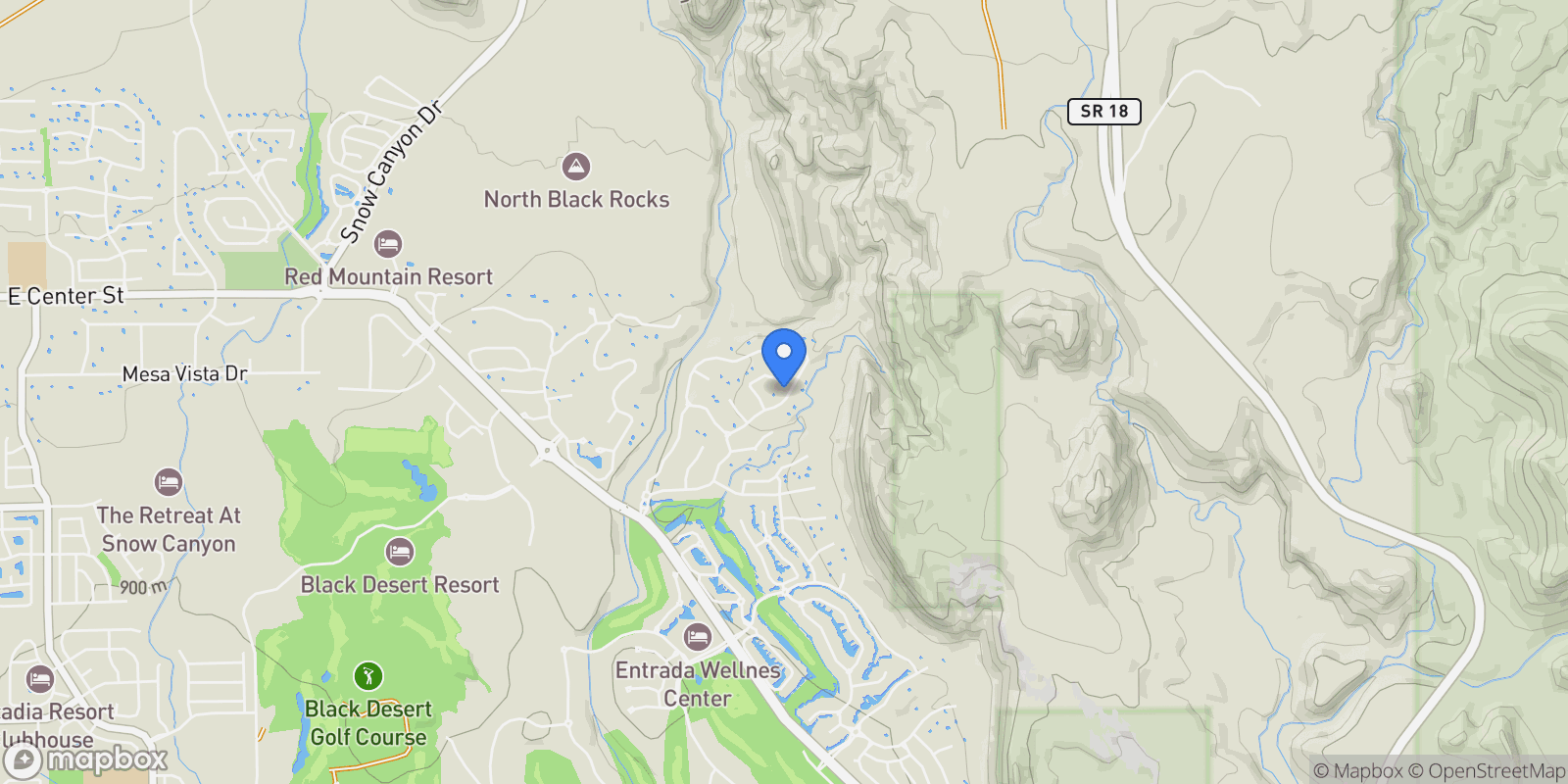Map showing 3052 N Snow Canyon Parkway Unit 139, St George, UT 84770, St. George, Utah, United States.
