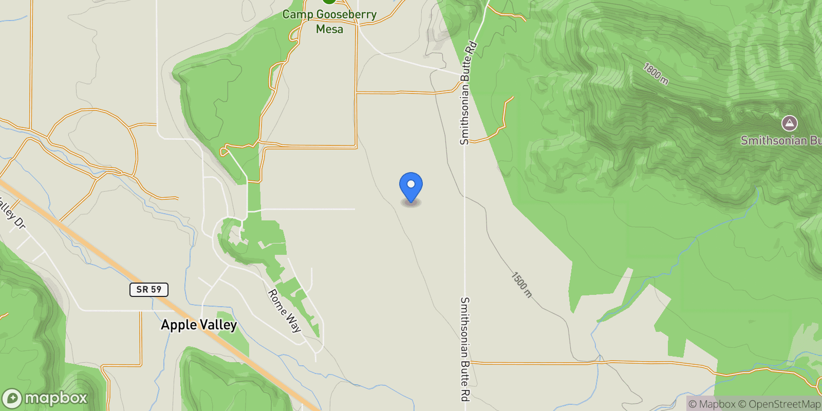 Map showing Parcel AV-1328-A Within Apple Valley, Apple Valley, UT 84737, Hurricane, Utah, United States.